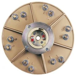 Pearl Abrasives Pearl HEX17CBDCLT - 17" Hexpin® Hexplates With Superclutch Carbide Plate