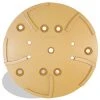 Pearl Abrasives Pearl HEX1GHP10 - 10 X 3/4 Hexpin® Surface Grinding Plate, 4 Holes, 10 Segments