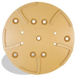Pearl Abrasives Pearl HEX1GHP10 - 10 X 3/4 Hexpin® Surface Grinding Plate, 4 Holes, 10 Segments