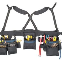 Kunys Leather Kuny's AP2617 - Framing Master - 28 Pocket 6 Piece Carpenter's Ballistic Combo