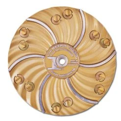 Pearl Abrasives Pearl HEX1706SGCLT - 15" Hexpin® Hexplates With Superclutch Scrap N Grind Hexplate 6 Pads